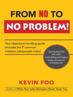 cover image of From No to No Problem!: Your Objections Handling Guide